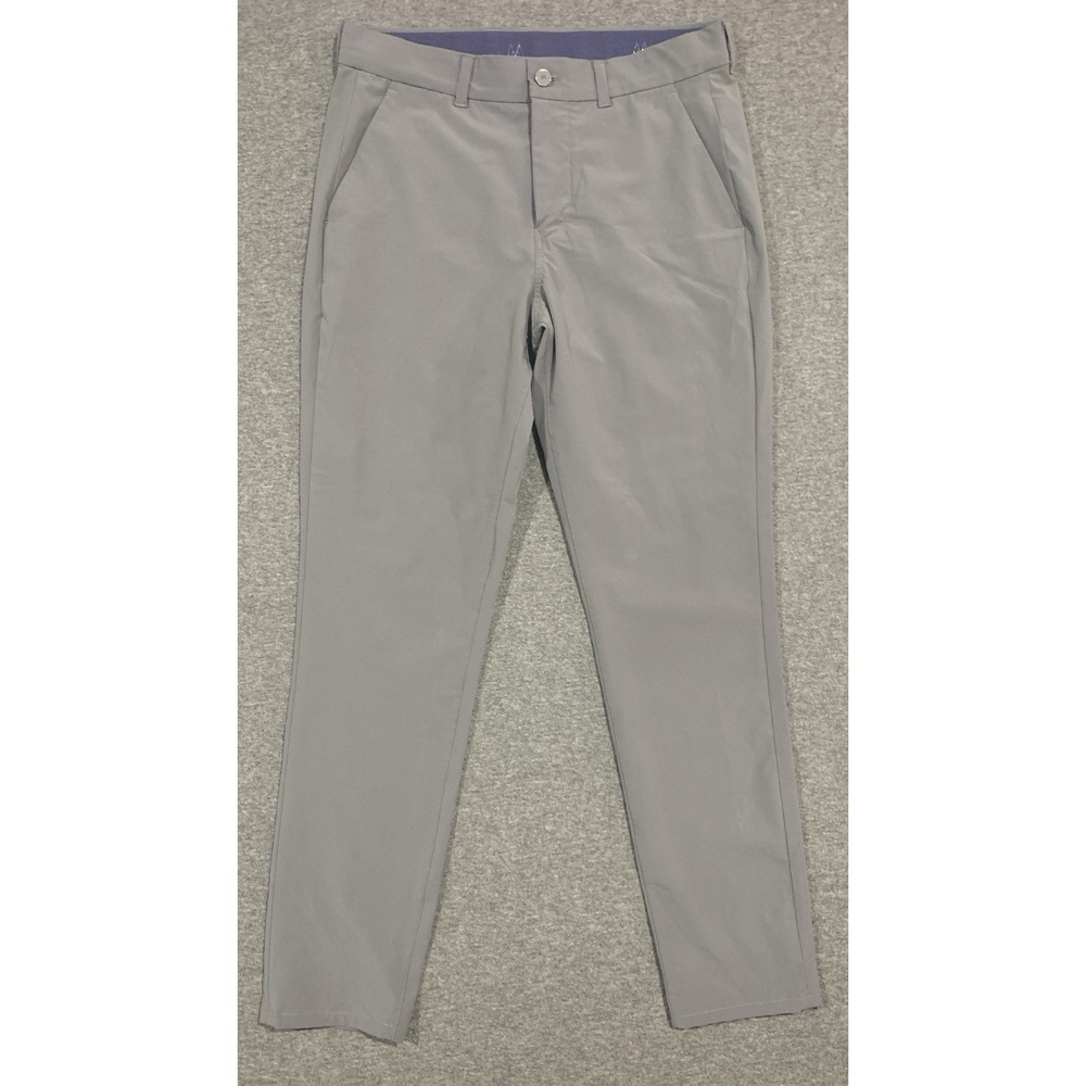 Mizzen+Main Helmsman Chino Slim Fit Pants in Gray Men's 32x31